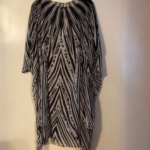 Gottex Zebra/Cheetah Beach Dress, Large
